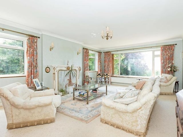 This substantial detached family house sits on the highest point in North Lancing, with grounds totalling 0.5 acres of land. Offers in the region of £1million are invited for this four-bedroom property at the foot of the South Downs National Park, with magnificent panoramic coastal views.