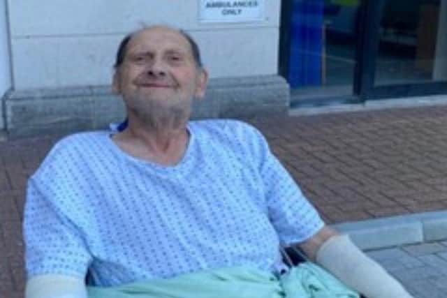A pensioner who was ‘brutally attacked’ by two dogs in West Sussex has praised the emergency services who helped to save his life.