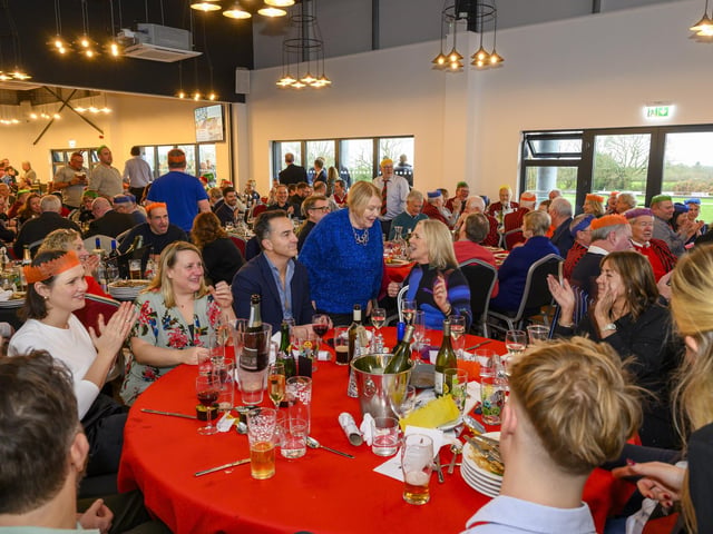From Haywards Heath Rugby Football Club's opening of their new clubhouse on 21 December 2024. : Haywards Heath RFC clubhouse opening