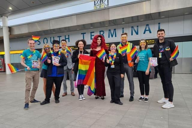 Gatwick Airport supports Crawley Pride