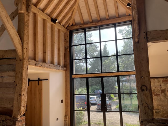 Cross Farm Barn in Waldron won the Small Scale Residential Award