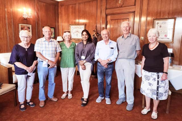 Worthing mayor Henna Chowdhury, centre, with members of Worthing Twinning Association at Worthing Town Hall, ahead of the visit to France