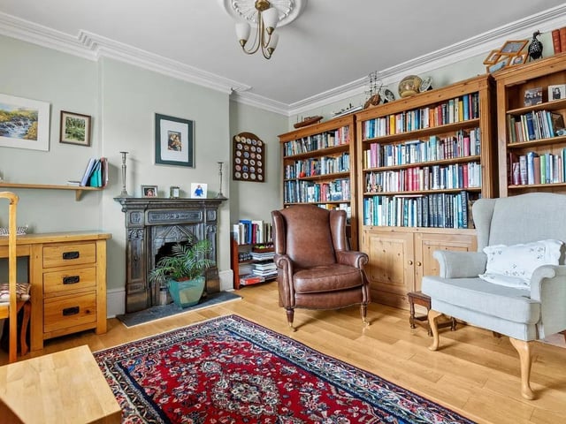 This sitting room is just full of period charm.