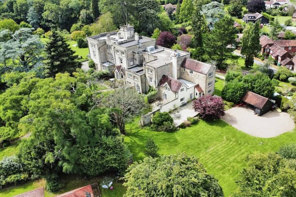 The property is a former wing of a 19th century manor house.