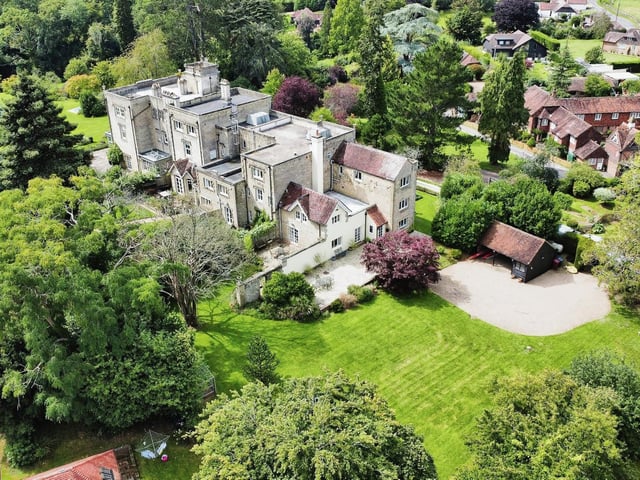 The property is a former wing of a 19th century manor house.