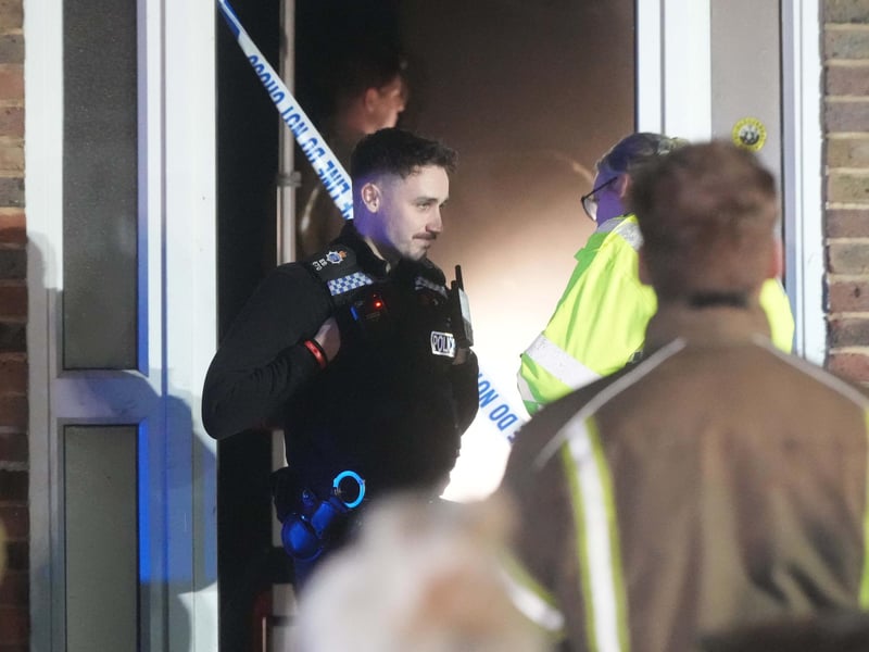 Eight people rescued from fire at block of flats in West Sussex