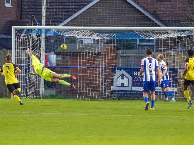 Match action from Saturday's drawn West Sussex derby between Haywards Heath Town and Chichester City in the Isthmian South East
