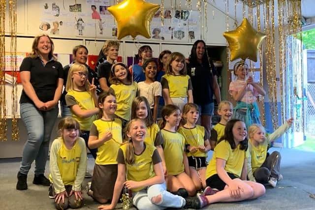 3rd Burgess Hill Brownies celebrating their last night of term and two Brownies achieving their Gold Awards
