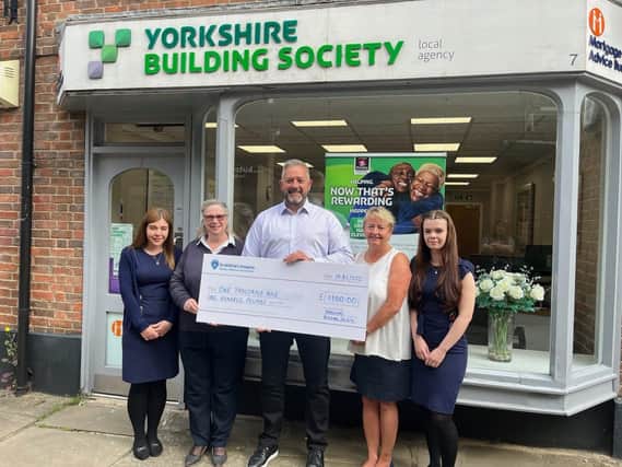 Yorkshire Building Society agency team Katrina Smith, Sophie Renwick, Chris Nicolaou, Sue Caulcutt and Amy Eastwood. 