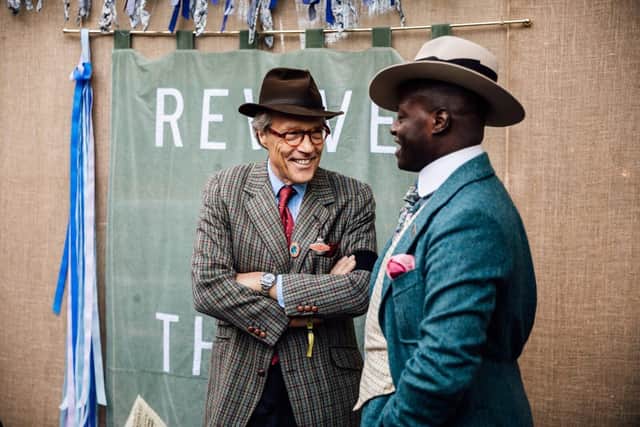 The Duke of Richmond and Dandy Wellington at the 2022 Goodwood Revival.