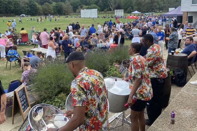 Horsham CC was packed for the end of season Barbados Day