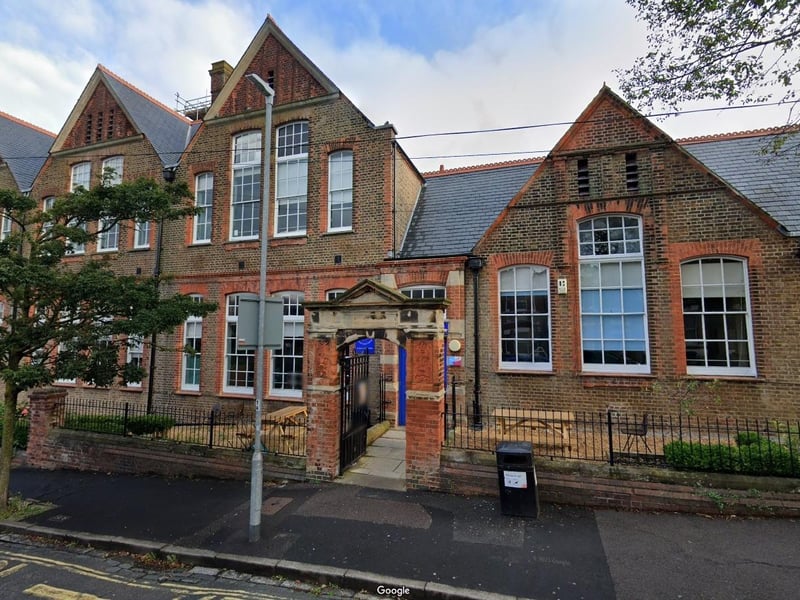 Downs Junior School in Rugby Road, Brighton, BN1 6ED.