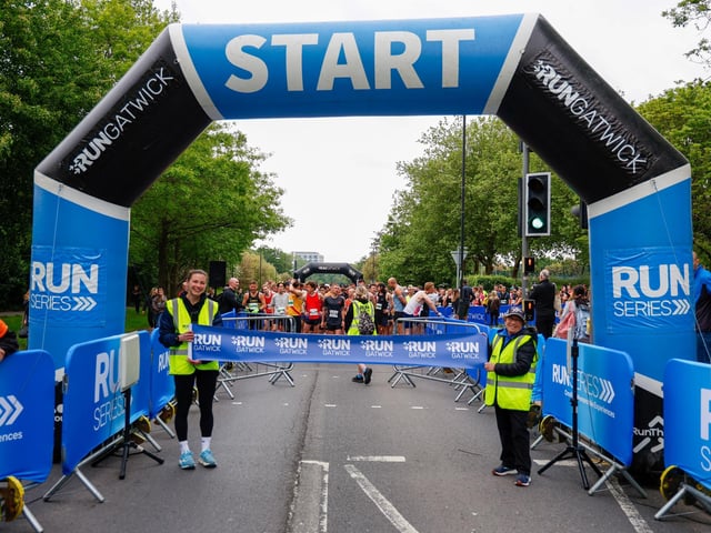 Action from this year's Run Gatwick Half Marathon and 5k races by photographer Grant Mansfield/Mansfield Media