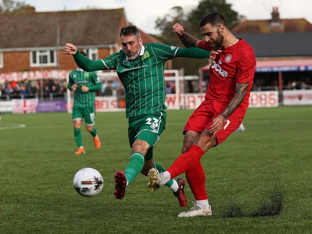 Worthing v Yeovil Town at Woodside Road