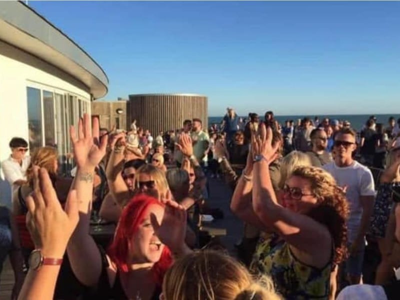 Fun and music in the sun at Hastings Pier