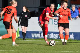 It was the Oranges v the Reds in the first half | Picture: Onerebelsview