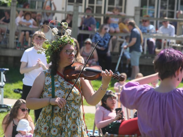 Crowning of the May Queen 2024 in Alexandra Park, Hastings, May 12. Photo by Roberts Photographic.