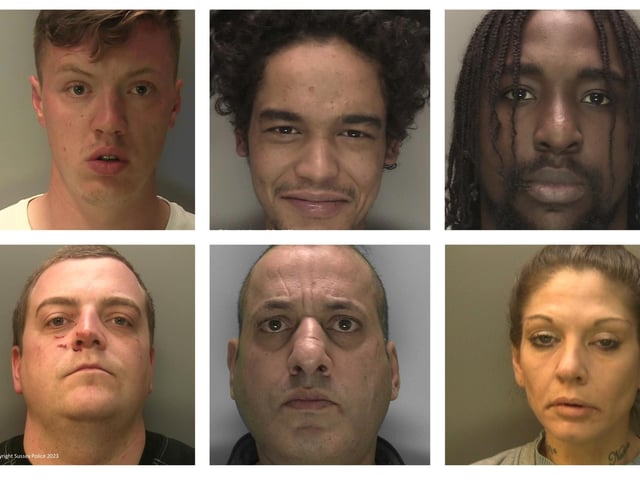 These are some of the most serious, high-profile and prolific offenders who were jailed in the final month of 2023.