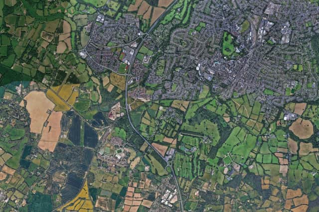 DC/26/1475: Land To The Rear of The Hermitage, Tower Hill, Horsham. Erection of nine dwellings (two affordable units) with associated existing access, parking, landscaping, drainage infrastructure and communal amenity space. (Image: Google Maps)