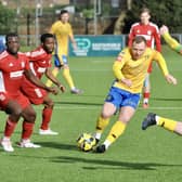 Lancing in recent action against Beckenham | Picture: Stephen Goodger