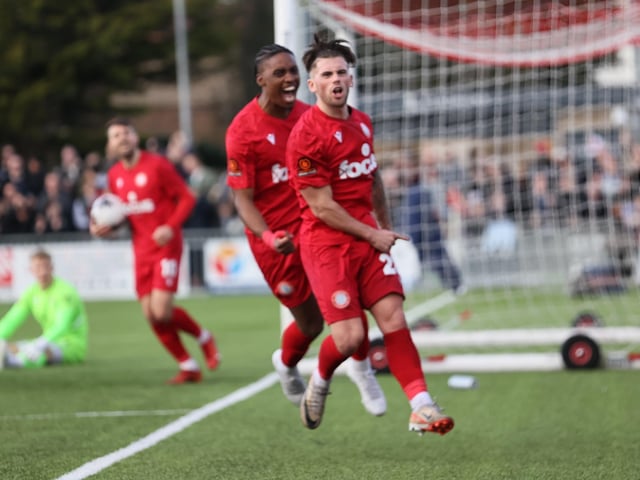 Worthing take on Bath City in front of the TNT Sports cameras at Woodside Road