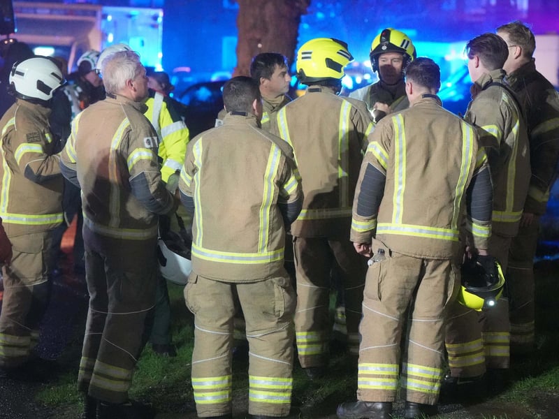 Eight people rescued from fire at block of flats in West Sussex