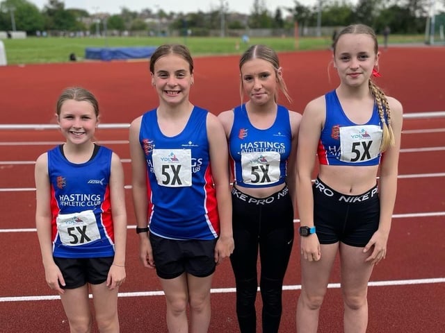 U13 Girls 100m Relay Team