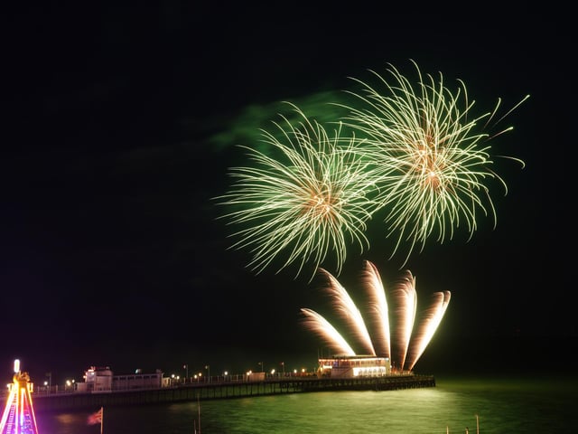 Worthing Lions put on another fabulous free fireworks display off Worthing Pier on Saturday evening as part of the Worthing Lions Summer Festival 2023