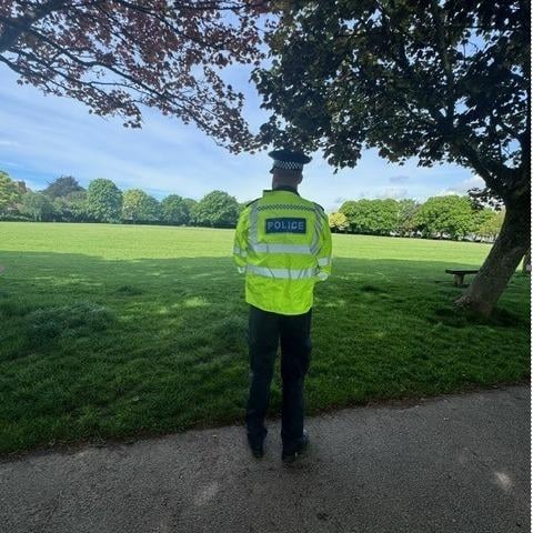 Adur and Worthing Police said its neighbourhood team were out in the community last week ‘raising awareness and giving advice’ on knife crime as part of Op Sceptre.