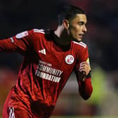 Klaidi Lolos has become a regular starter in recent weeks for Crawley Town. Picture: Natalie Mayhew/Butterfly Football