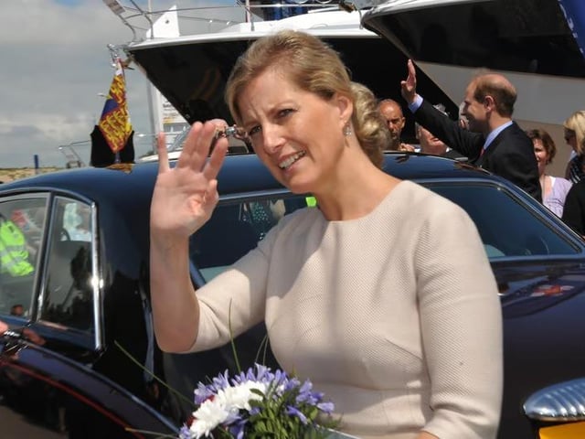 Eastbourne Looking Back: Earl and Countess of Wessex name the town's new lifeboat in 2012