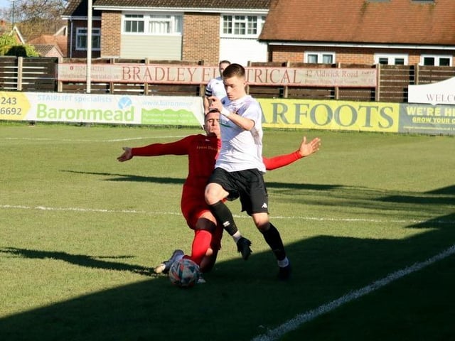 Pagham v Newhaven in the SCFL premier - it finished 0-0