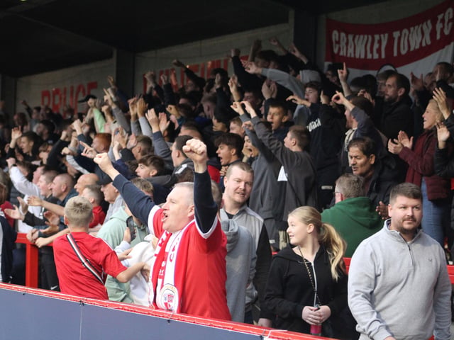 Crawley Town v Mansfield Town in October