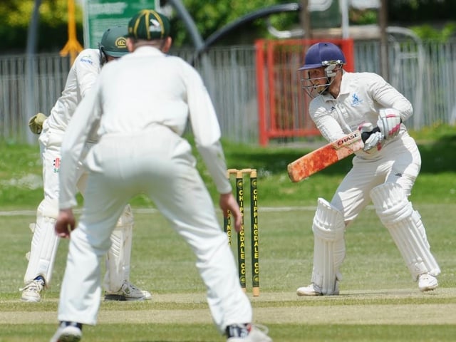 Action from Goring CC's win at Chippingdale in the Sussex Cricket League Division 4 West