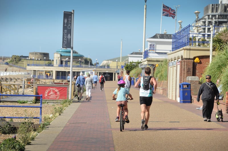 This walk takes you along the seafront promenade and offers stunning views of the pier and sea