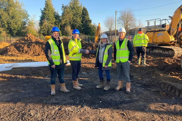 Housing association Aster Group has started construction on 34 new affordable homes in Petworth.