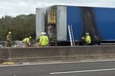 The A23 has reopened between Handcross and Bolney following a lorry fire.