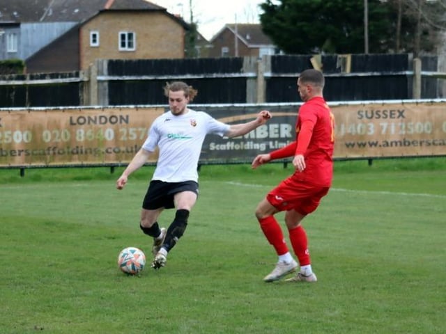 Pagham v Newhaven in the SCFL premier - it finished 0-0