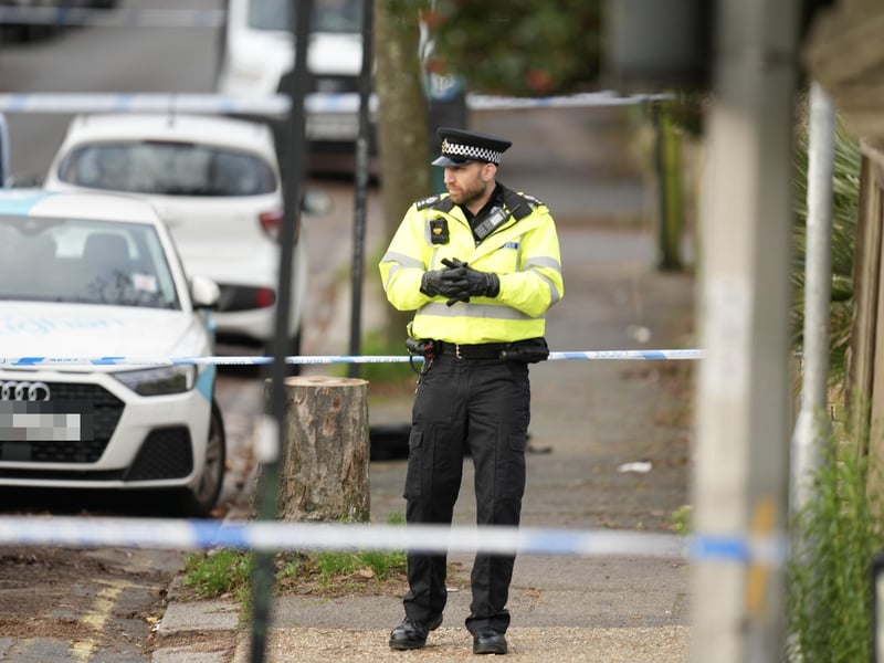 A heavy police presence has been seen in Cumberland Road, Brighton, on Saturday, December 23