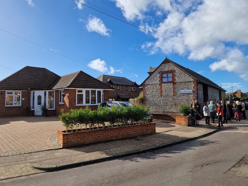 The bungalow on the site of the farmhouse where John Selden was born and the original barns