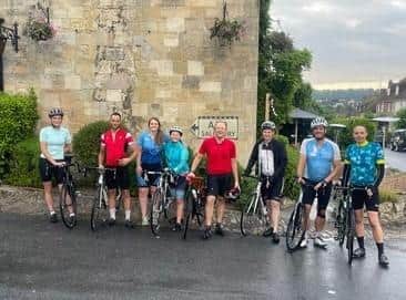 Cycling 75-80 miles a day through Scotland, Cumbria, Yorkshire and Cheshire, Avalon and the rest of the riders finished in Cowes and were welcomed by Dame Ellen MacArthur.