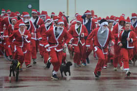 Bexhill Lions' Santa Dash & Santa Paws 2025. Pic Justin L.