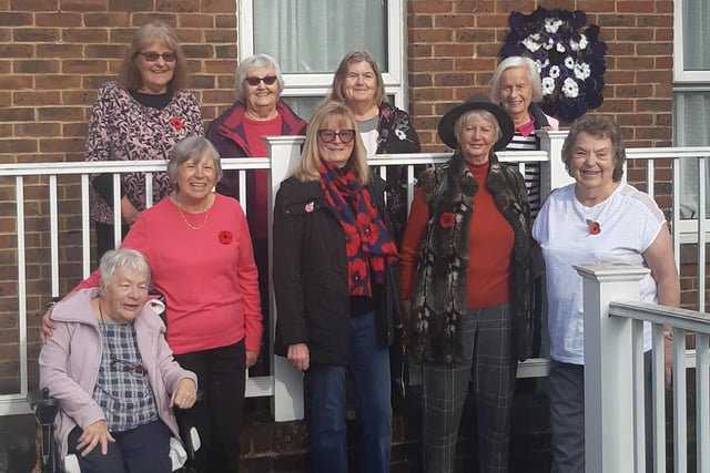 Rustington Hall held a Remembrance Day event on Sunday, November 12, and TS Implacable, the Littlehampton division of the Nautical Training Corps, was welcomed along. There was a large poppy display with more than 1,500 hand-knitted and crocheted poppies.