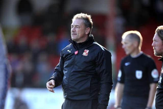Swindon Town manager Scott Lindsey. (Photo by Pete Norton/Getty Images)