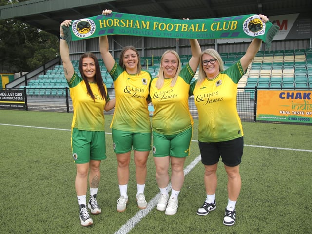 Horsham FC have launched their new home kit for the 2025-26 campaign – with a little help from the club’s volunteers, players, staff and loyal supporters.
