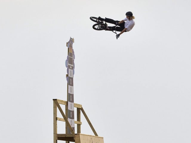 The Swatch Battle Of Hastings presented by Source BMX in Hastings, East Sussex. Rail Jam: Photo by George Marshall.