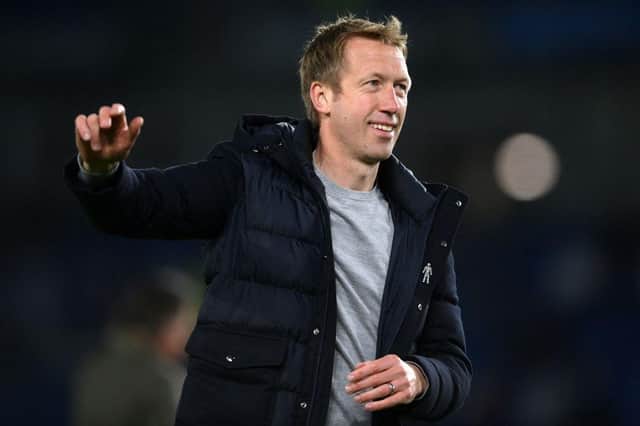Brighton manager Graham Potter (Photo by MIKE HEWITT/POOL/AFP via Getty Images)