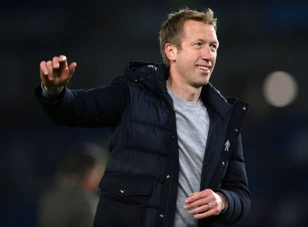 Brighton manager Graham Potter (Photo by MIKE HEWITT/POOL/AFP via Getty Images)