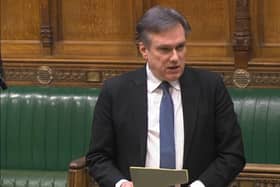 Crawley MP Henry Smith speaking in the House of Commons