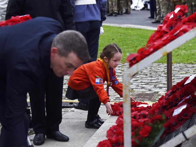 Eastbourne Remembrance Sunday Service (Photo by Jon Rigby)